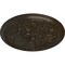 Ekena Millwork Luton Ceiling Medallion (Fits Canopies up to 3 1/2"), Hand-Painted Stone Hearth Crackle, 21"OD x 2"P CM21LUSHC - alternate 4